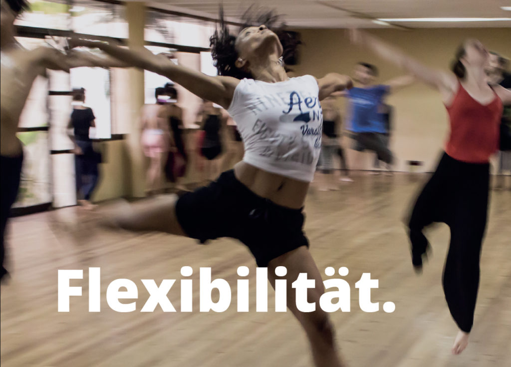 CityCards Flexibilität Tanz